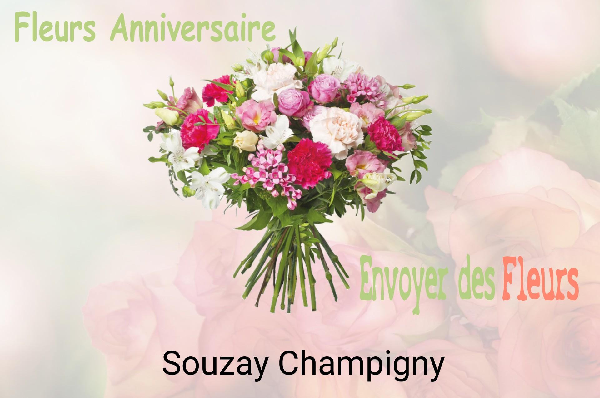 Bouquet de fleurs d’anniversaire livré à Souzay-Champigny