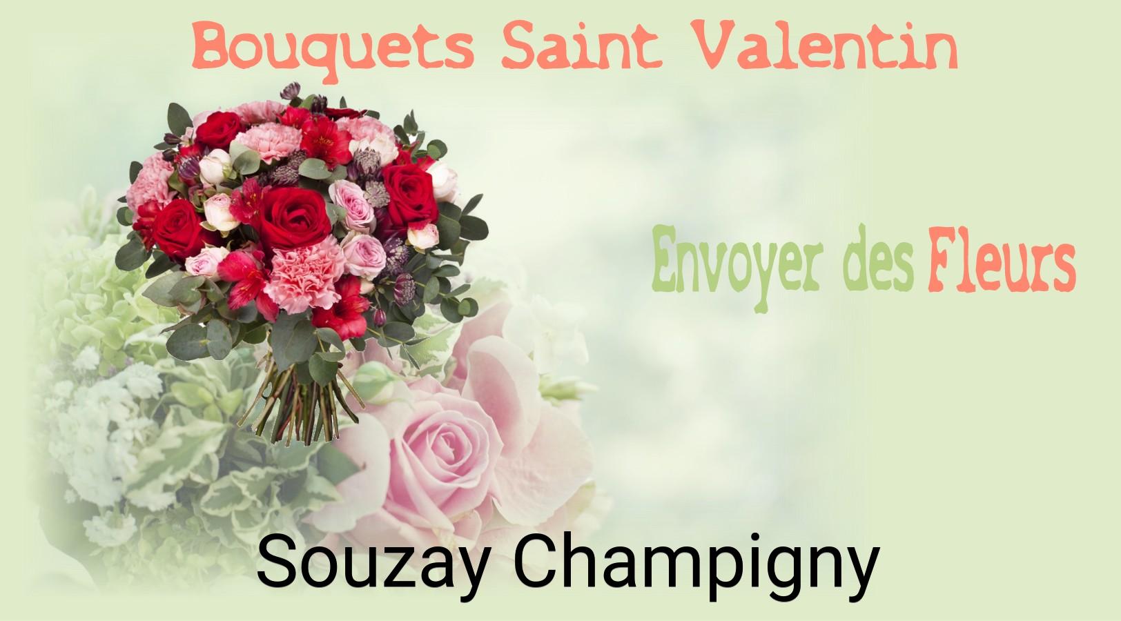 Roses de Saint-Valentin livrées à Souzay-Champigny